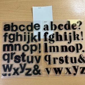 Studio Calico alpha stamps